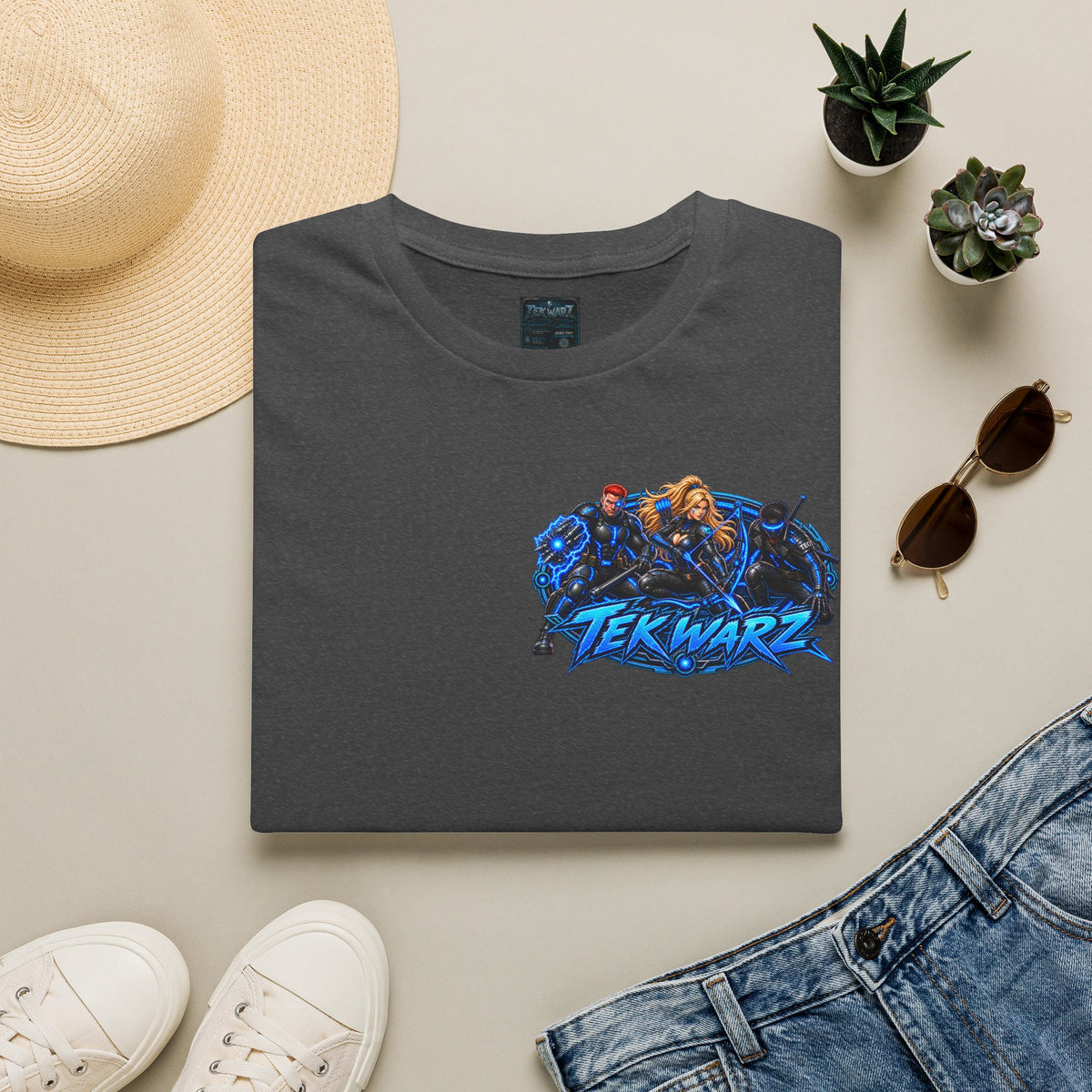 Clyde Tek Enforcement Agency Graphic T-Shirt - Tek Warz
