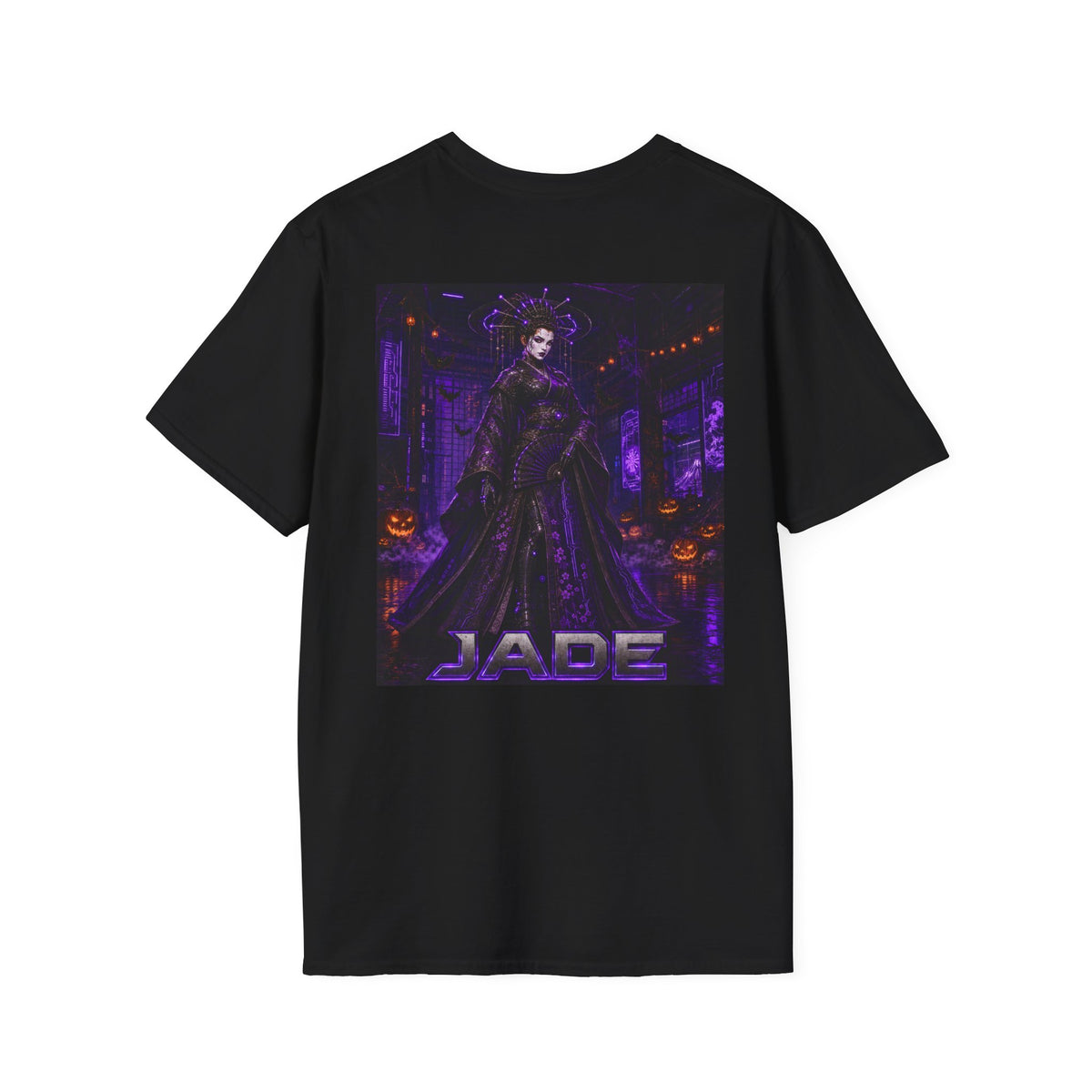 Jade Geisha Vintage Halloween T Shirt - Tek Warz T Shirt