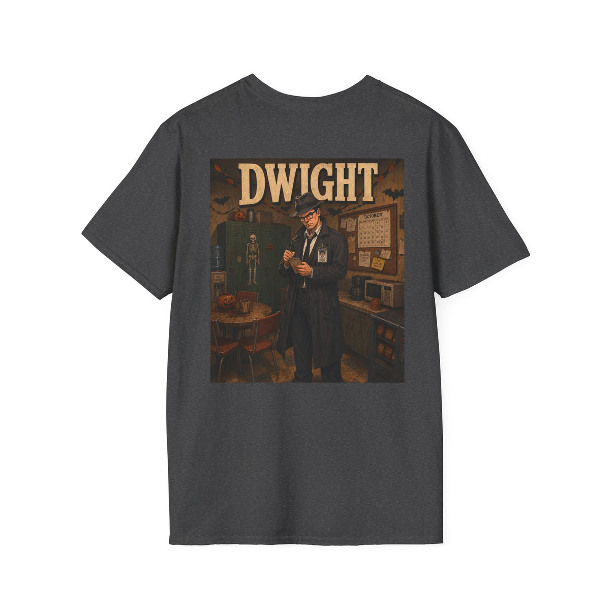 Dwight Noire Detective Vintage Halloween T-Shirt - Mall Security Graphic T-Shirt