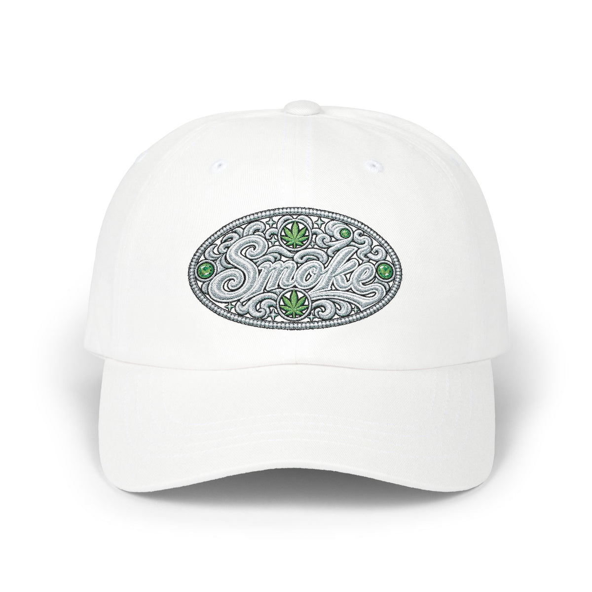 Smoke Embroidered Vintage Hat - Homegrown