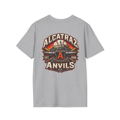 Alcatraz Anvils Baseball T-Shirt - Hard Time Jerseys Baseball