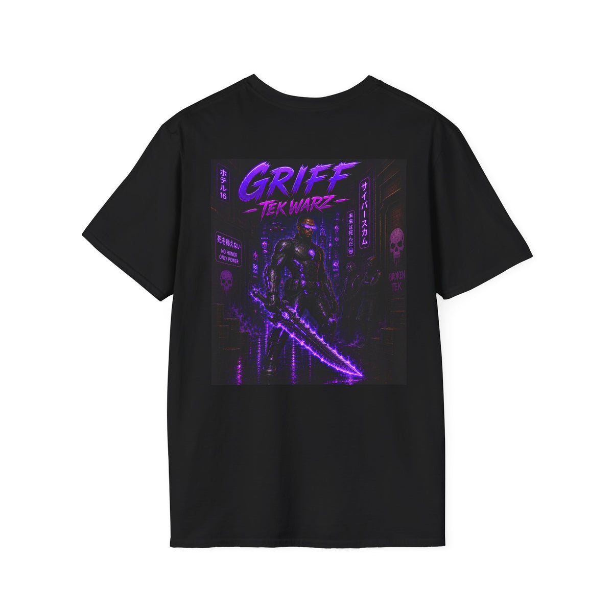 Griff Broken Tek Graphic T-Shirt - Tek Warz