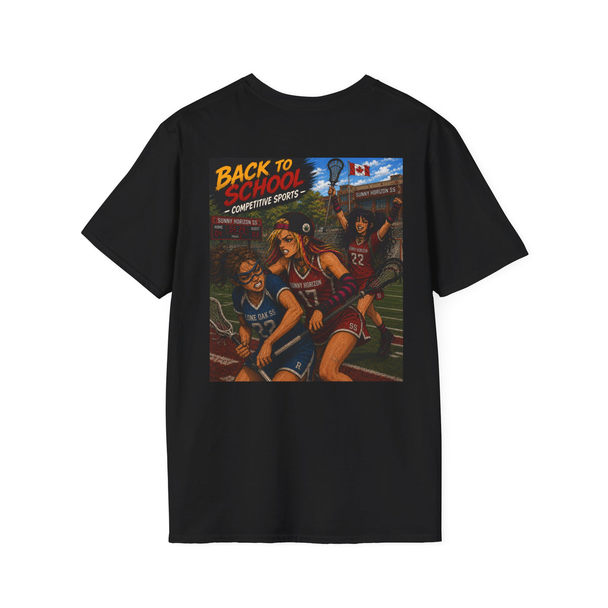 Charlotte, Veronica Girls Competitive Sports - Back to School - Graphic T-Shirt Homegrown