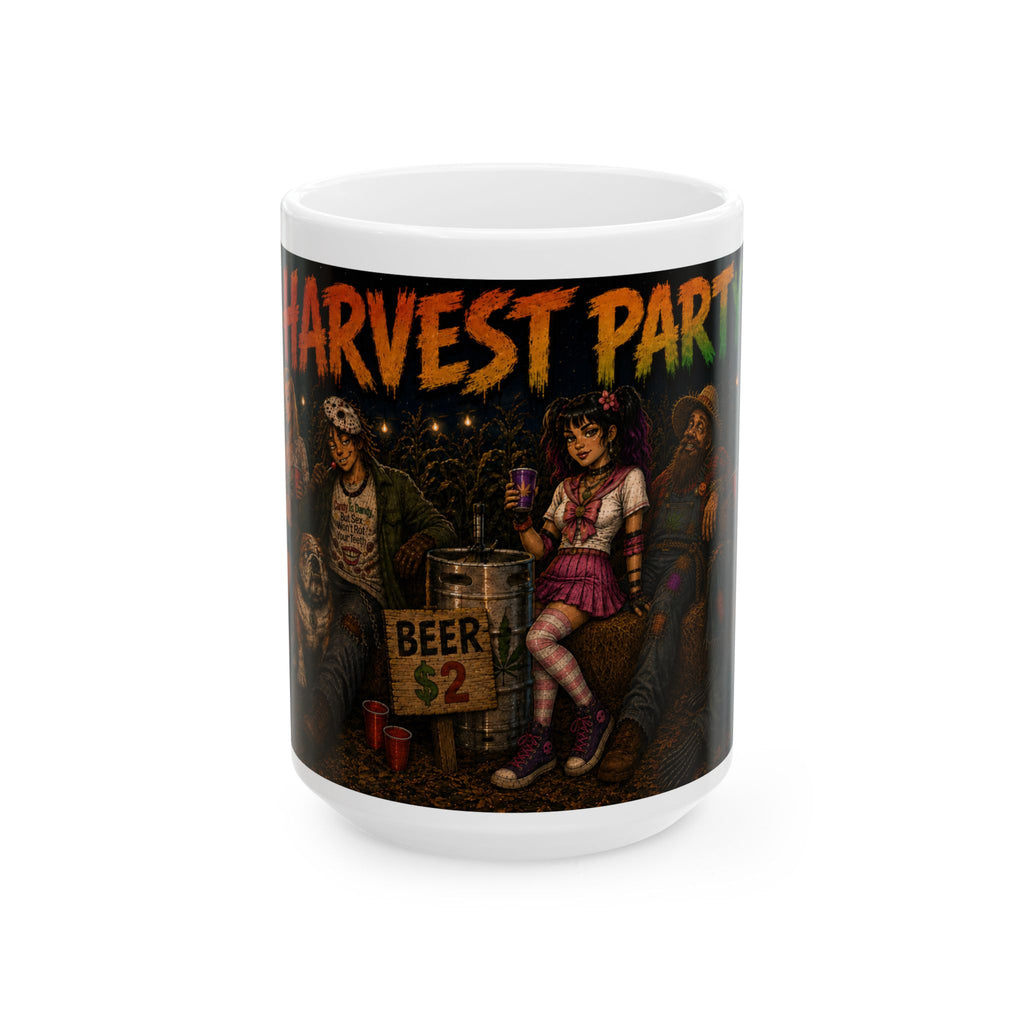 Homegrown Harvest Party Halloween Coffee Mug  (15oz)