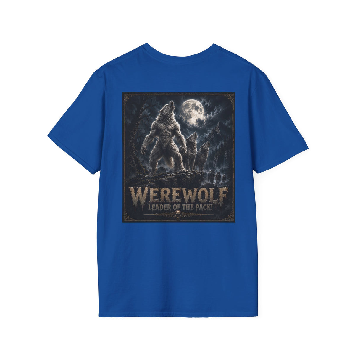 Werewolf T-Shirt — Werewolf Leader of the Pack Myths & Monster Graphic Tee- Halloween Shirt