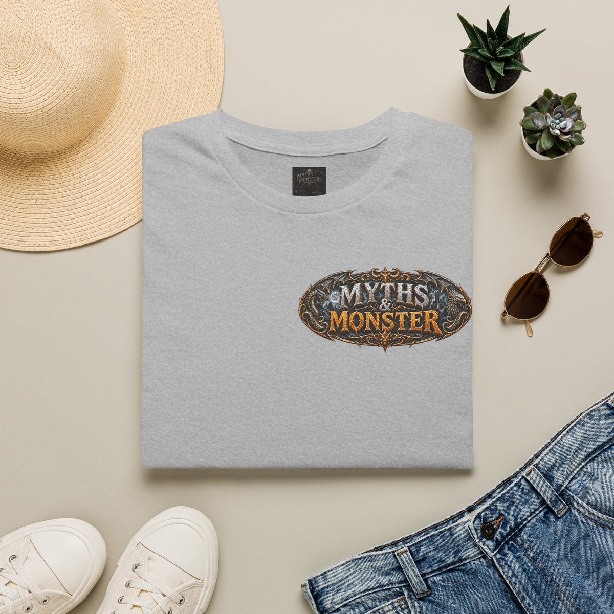 Mummy T-Shirt — 'Mummy' Vintage Horror Graphic Tee- Myths and Monsters Halloween Shirt