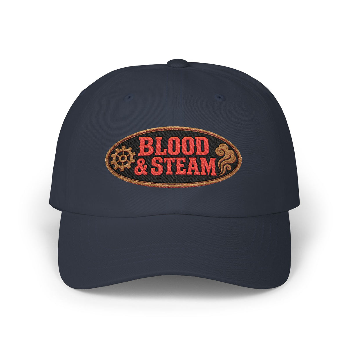 Blood & Steam Vintage Steampunk Embroidered Hat