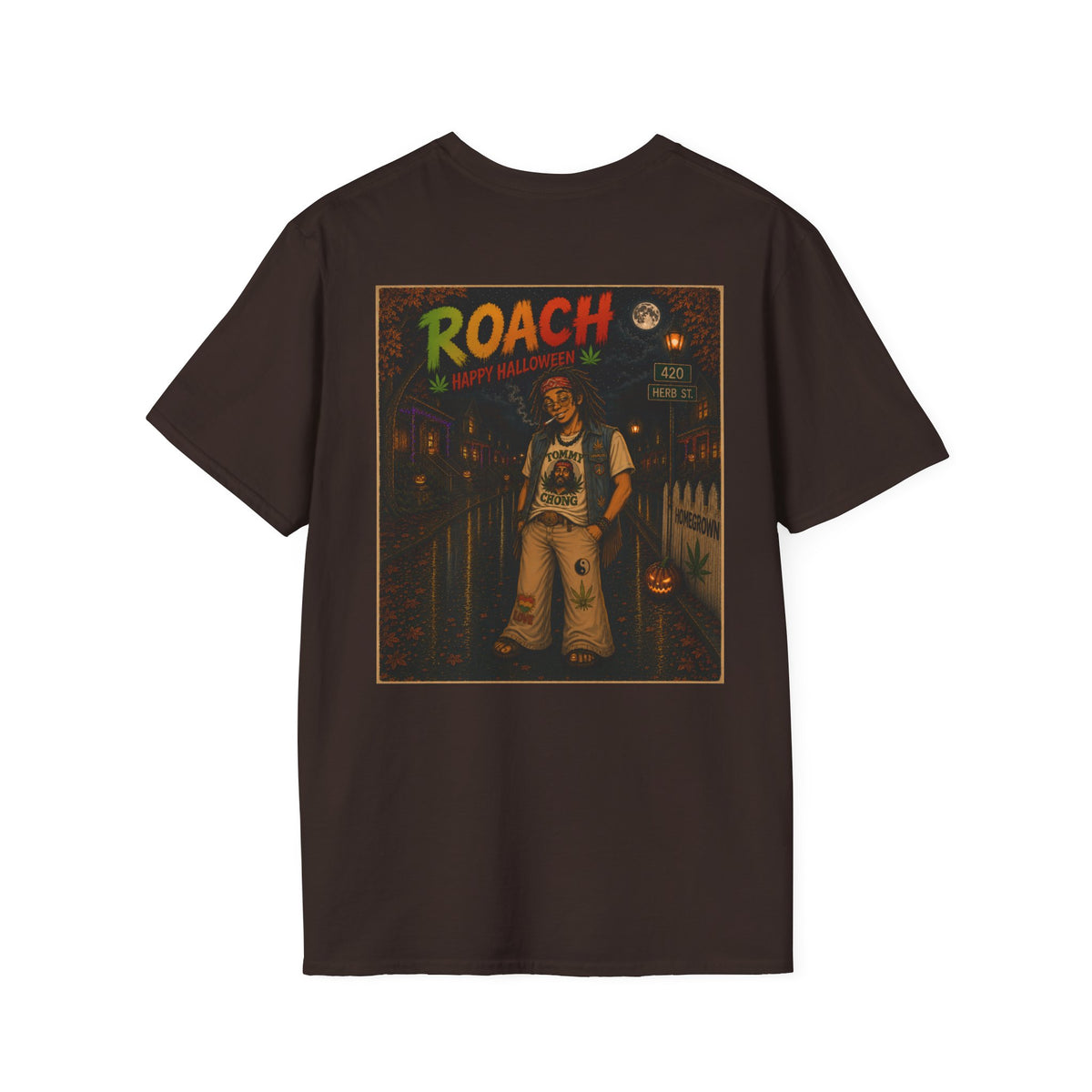 Roach Chong Cosplay Vintage Halloween T-Shirt - Homegrown Graphic T-Shirt