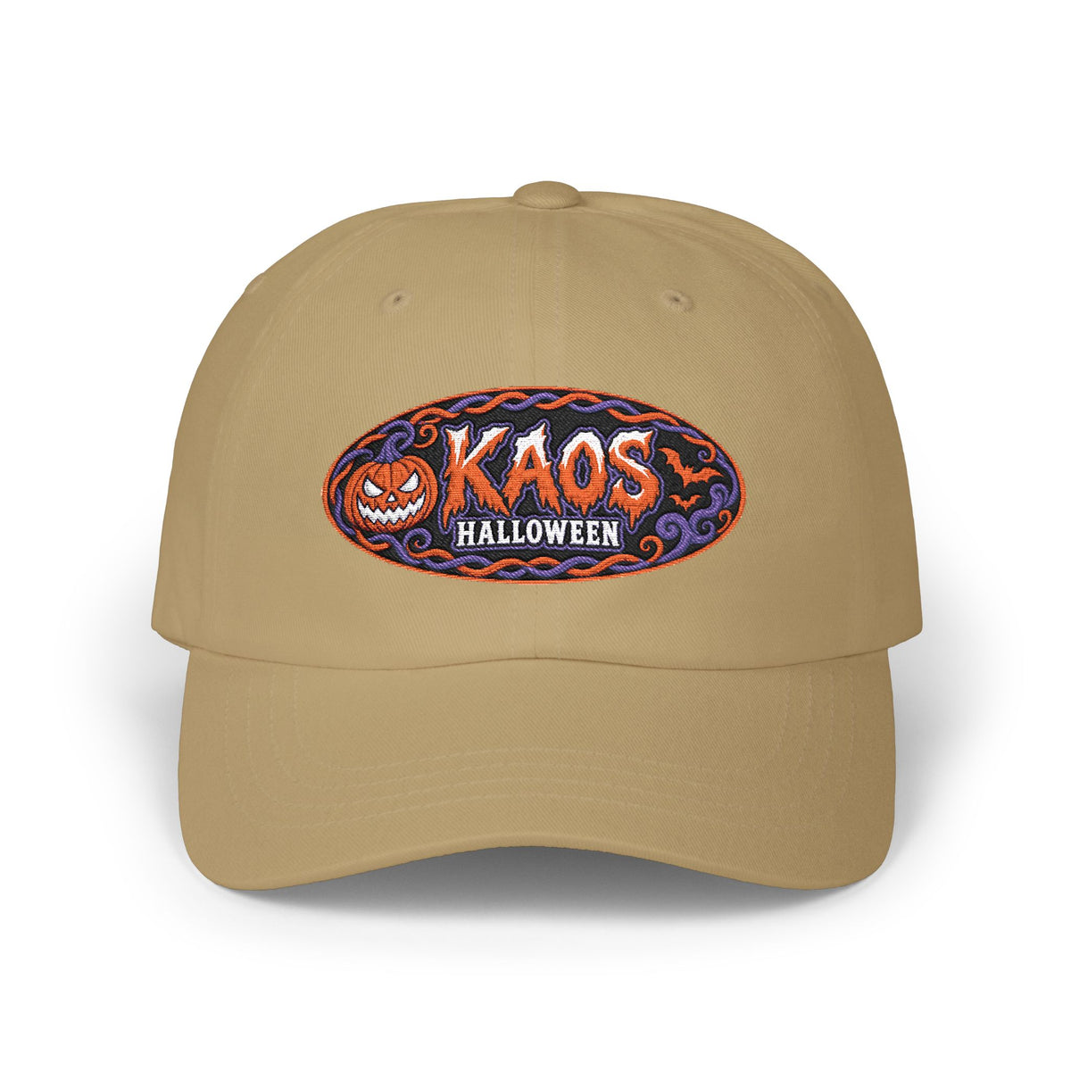 KAOS Halloween Embroidered Pumpkin Baseball Hat