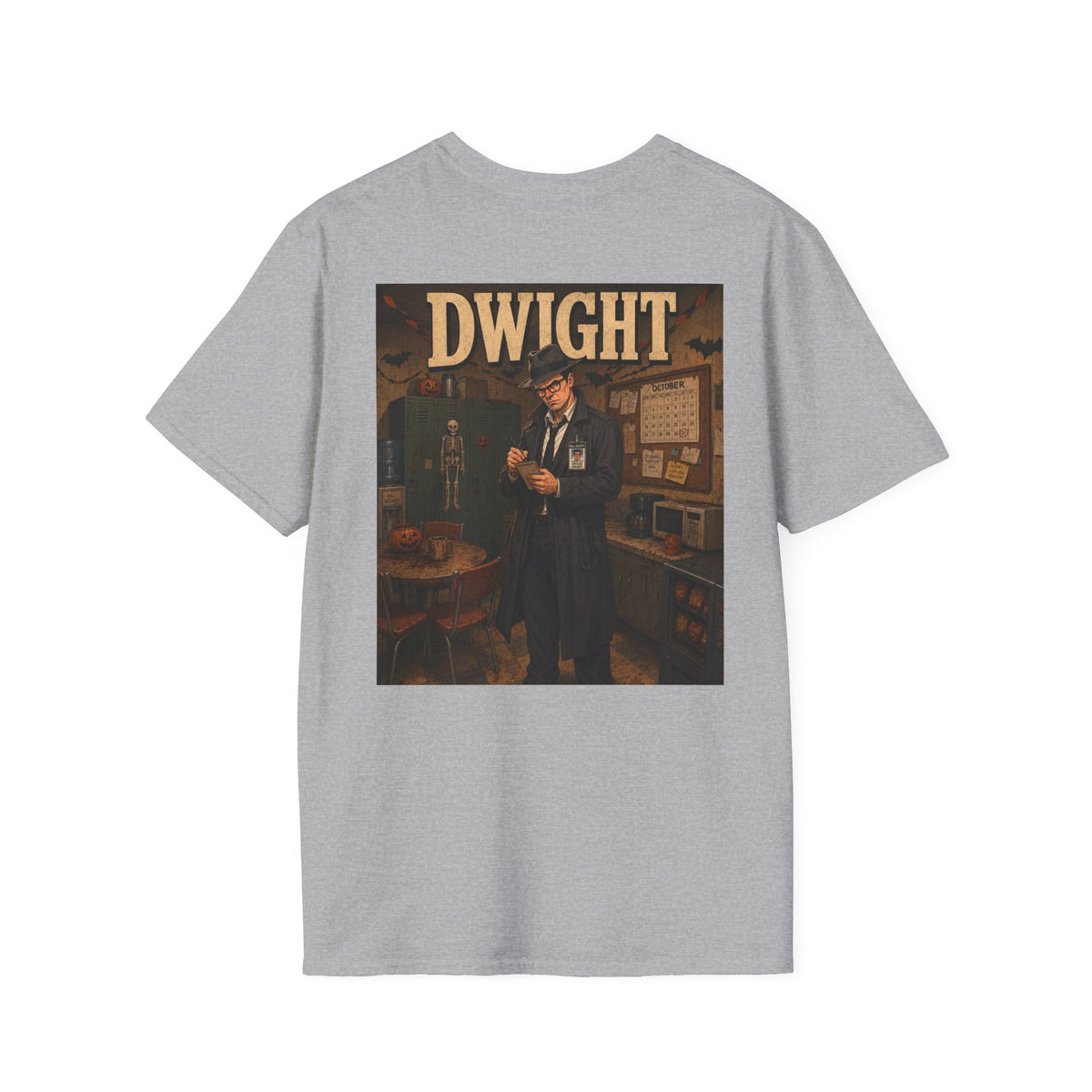 Dwight Noire Detective Vintage Halloween T-Shirt - Mall Security Graphic T-Shirt