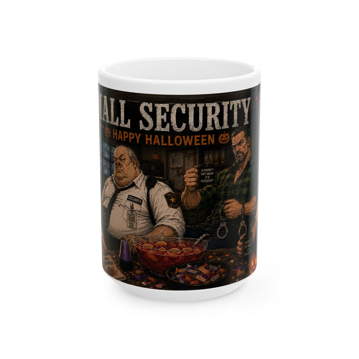Mall Security Halloween Party Coffee Mug (15oz)