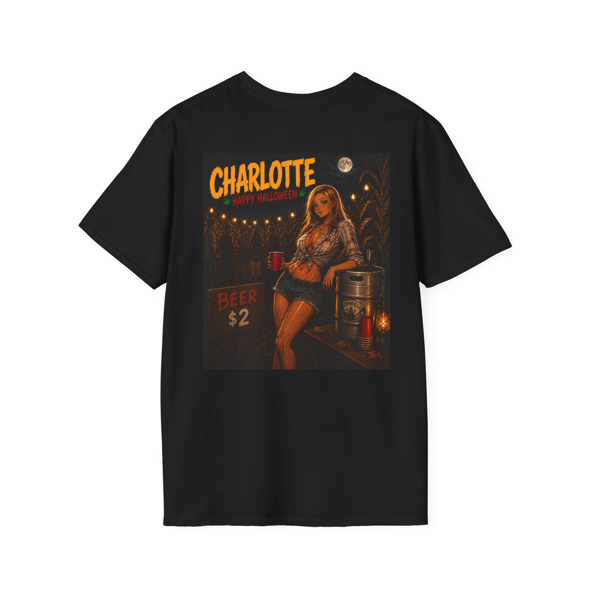 Charlotte Daisy Duke Vintage Halloween - Homegrown Graphic T-Shirt