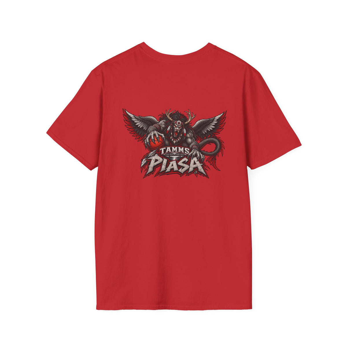 Tamms Piasa Graphic Basketball T-Shirt-vintage basketball tee-retro basketball shirt-graphic basketball t-shirt-hard time jerseys