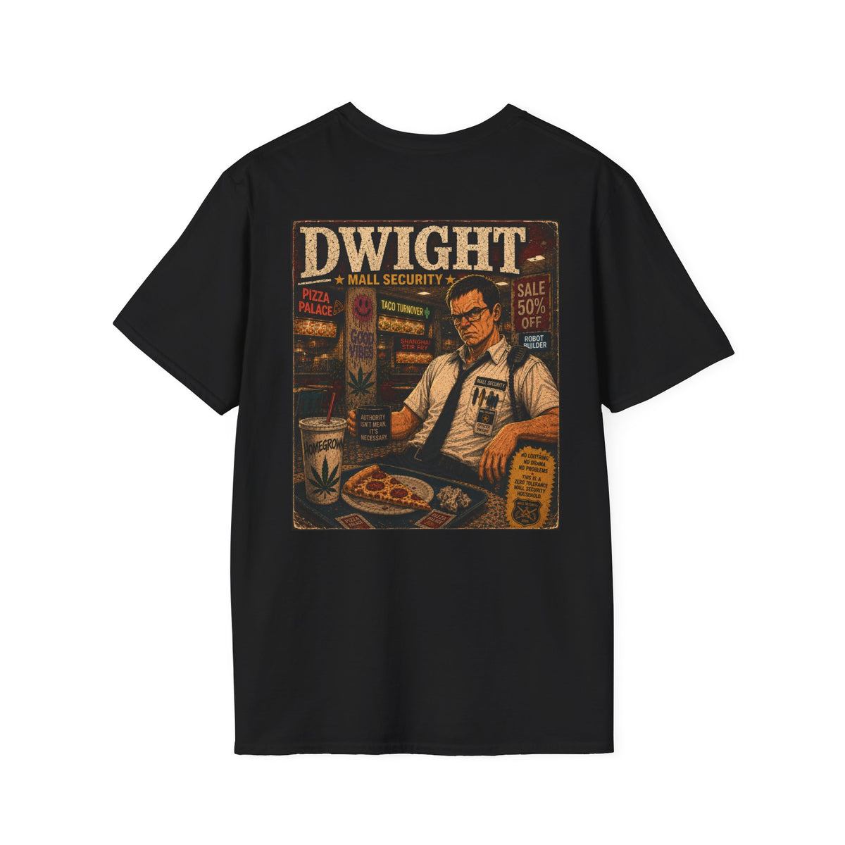 Dwight Mall Security Graphic T-Shirt - Mall Security