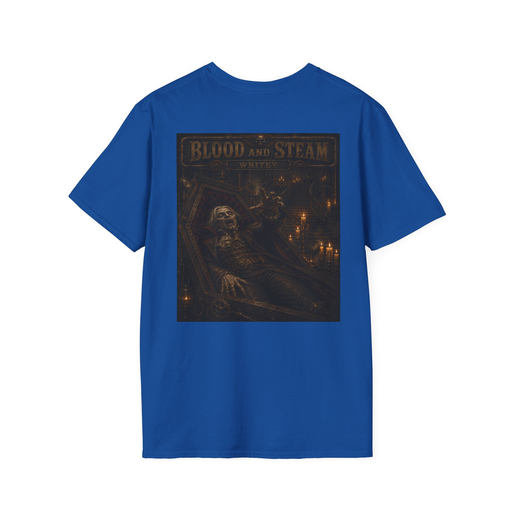 Whitey Vintage Halloween T-Shirt — Blood & Steam Graphic T-Shirt