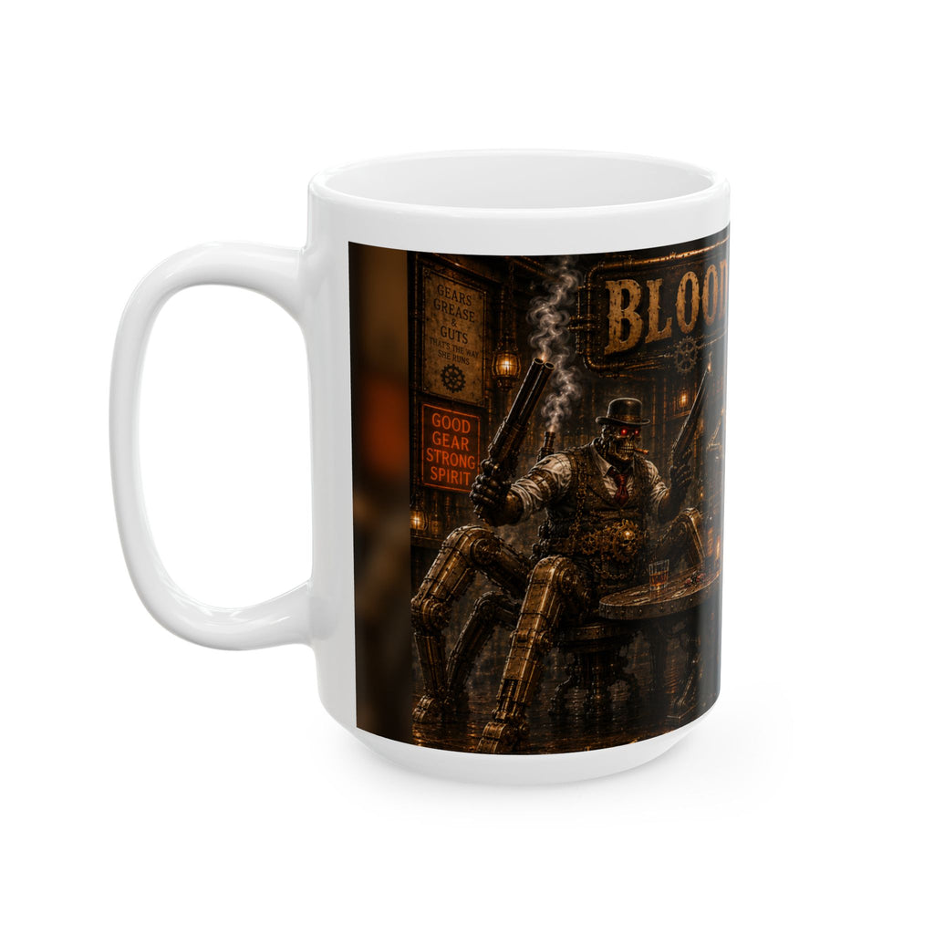 Blood and Steam Menace Coffee Mug  (15oz)