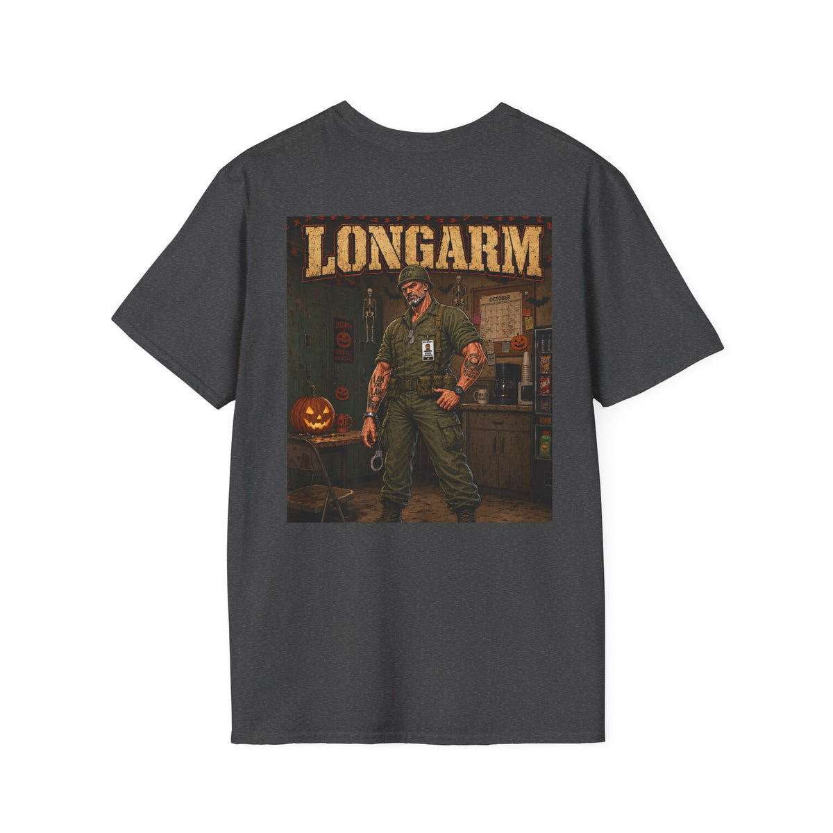 Longarm Veitnam Solider Vintage Halloween T-Shirt - Mall Security Graphic T-Shirt