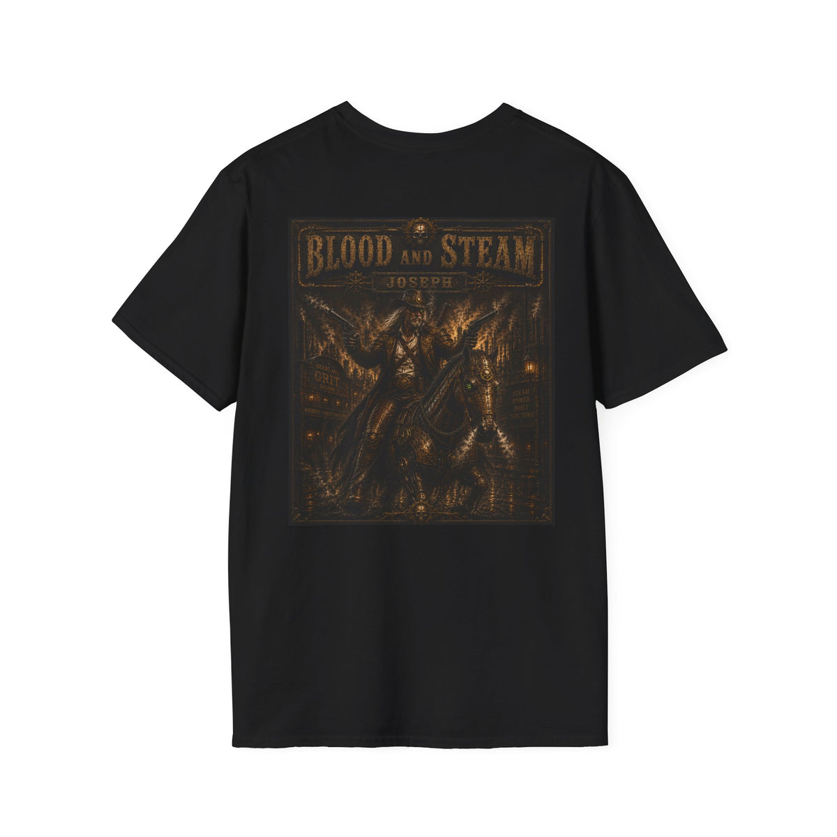 Joseph Steampunk Graphic T-Shirt — Blood & Steam