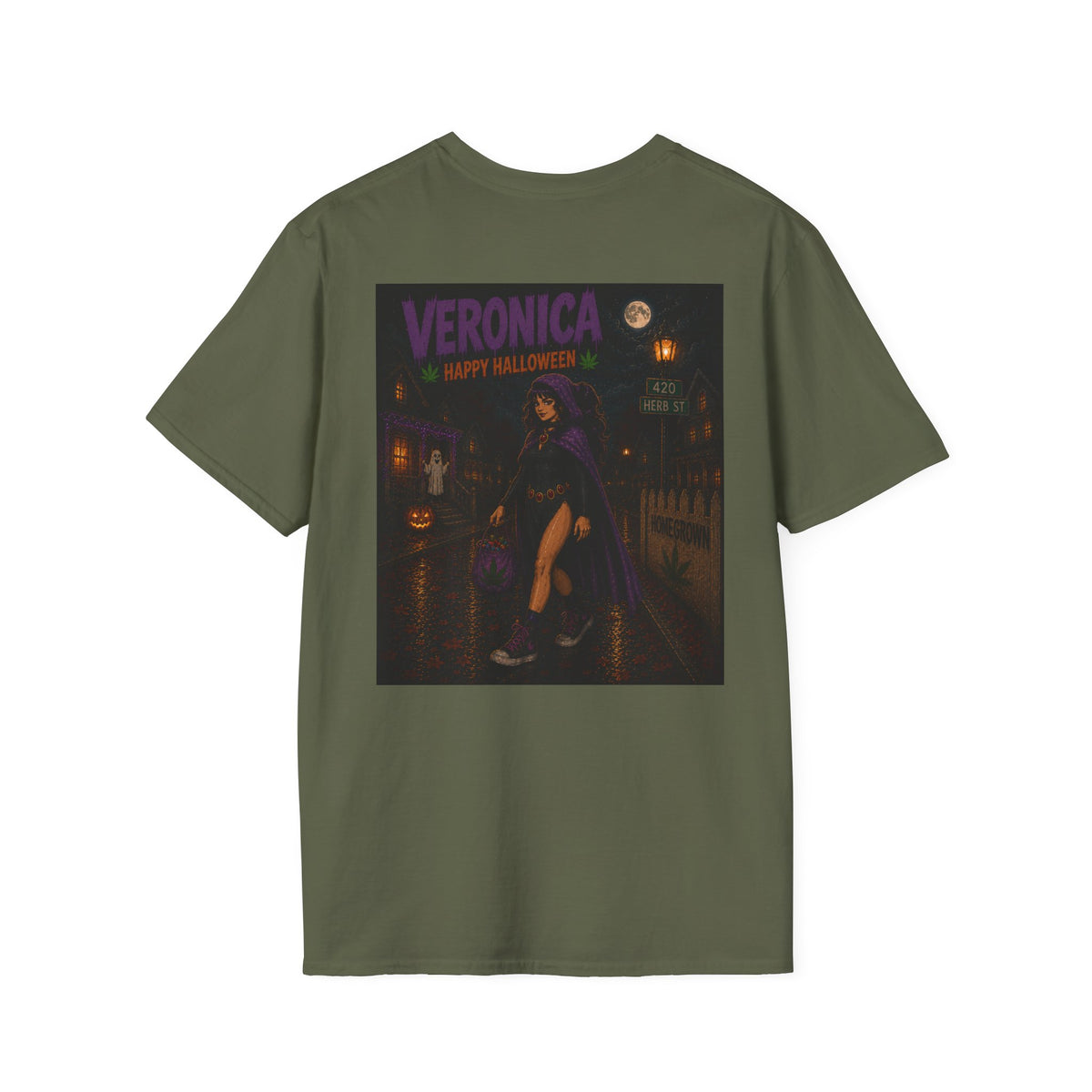 Veronica Raven Vintage Halloween - Homegrown Graphic T-Shirt