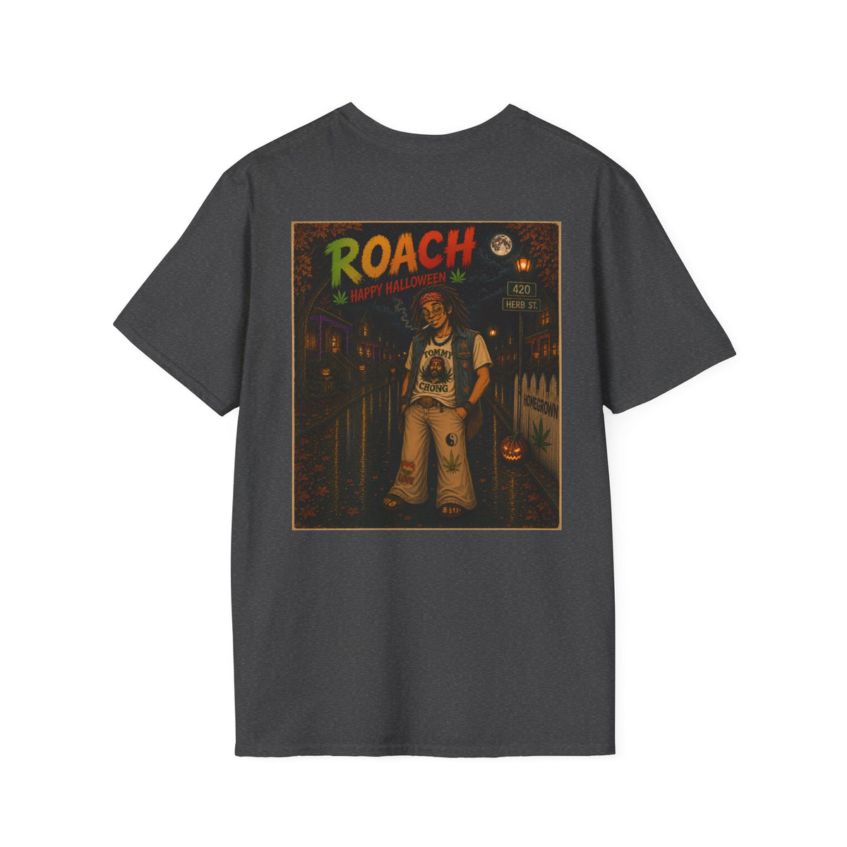 Roach Chong Cosplay Vintage Halloween T-Shirt - Homegrown Graphic T-Shirt