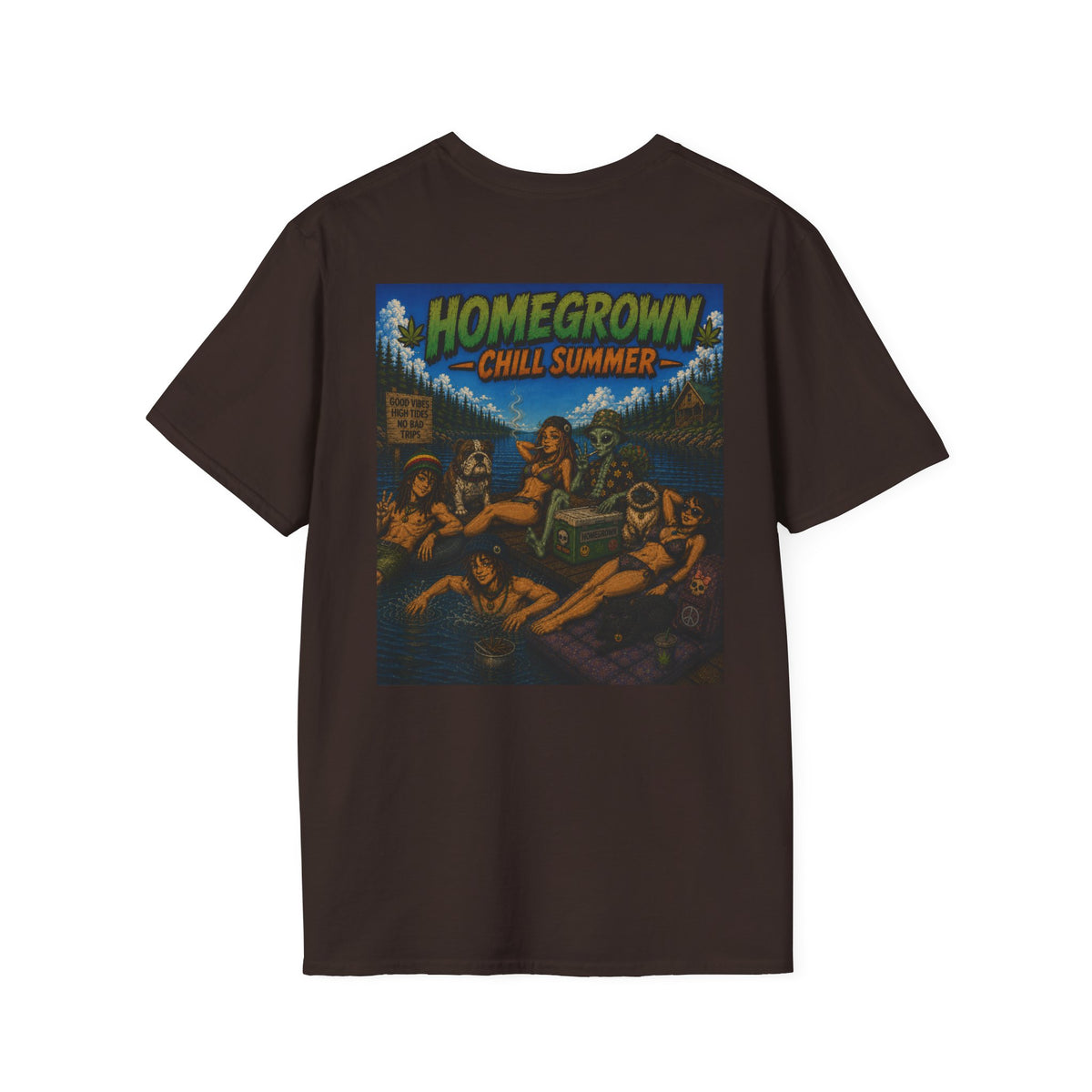 Chill Summer-Graphic T Shirt Homegrown