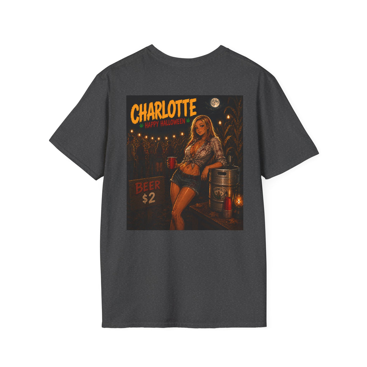 Charlotte Daisy Duke Vintage Halloween - Homegrown Graphic T-Shirt