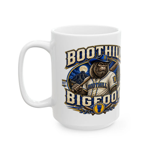 Boot Hill Bigfoot Baseball Coffee Mug — Hard Time Jerseys Coffee Cup (15oz)
