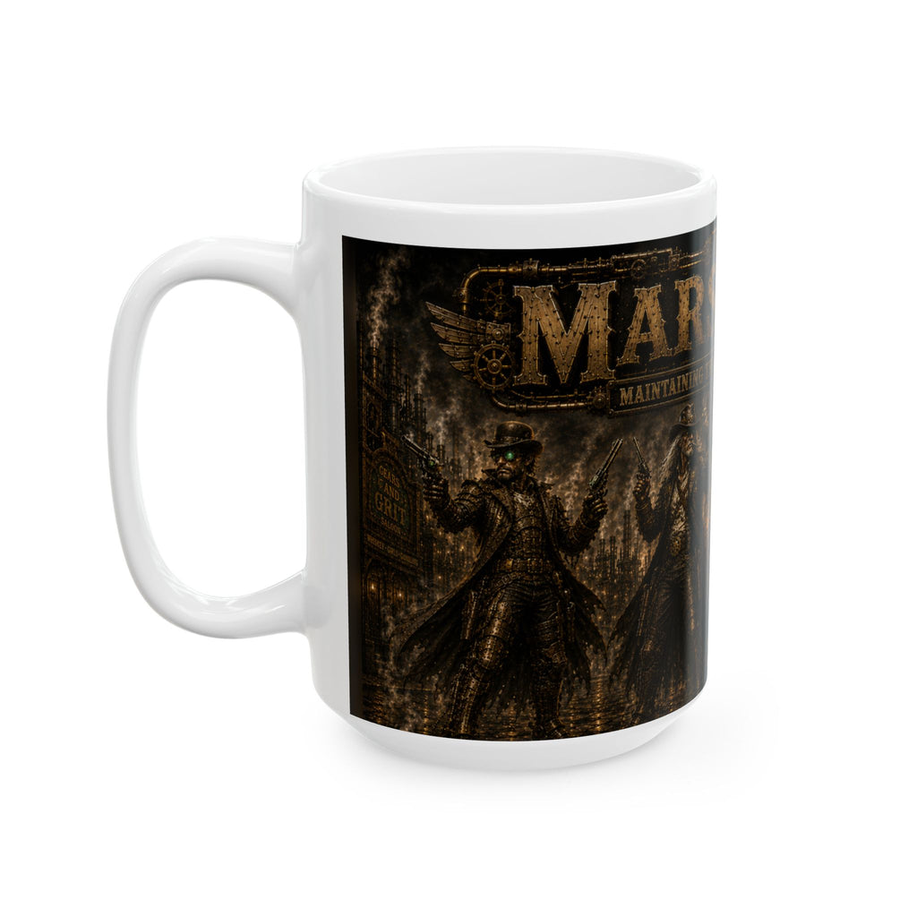 Blood and Steam Marshal Western Coffee Mug  (15oz)