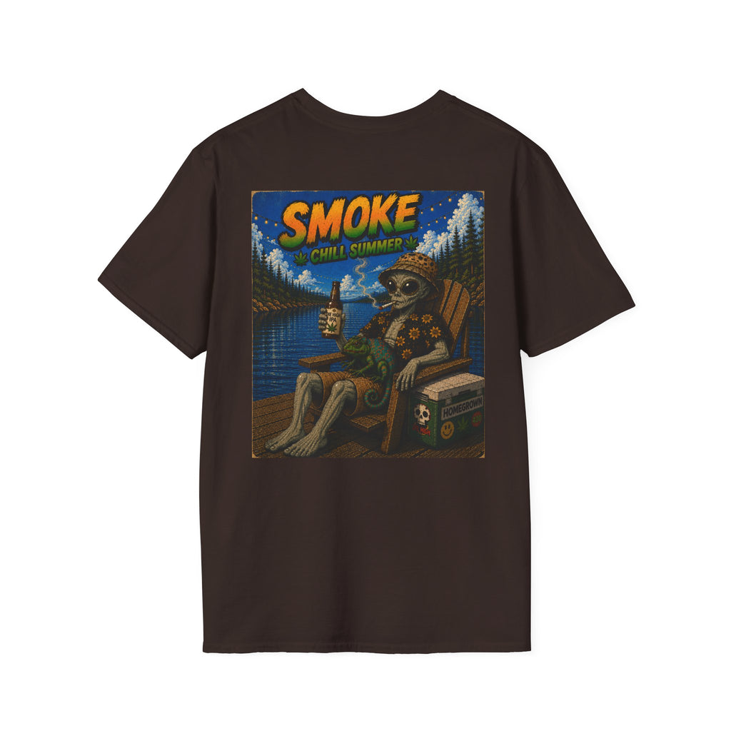 Smoke Chill Summer-Graphic T Shirt Homegrown