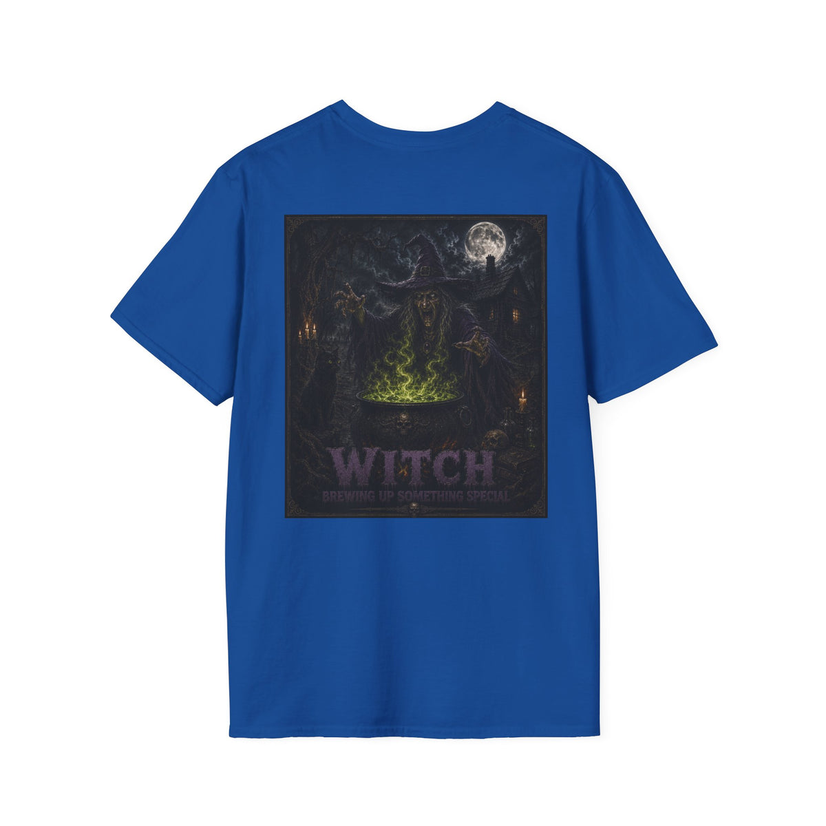 Witch Cauldron Graphic T-Shirt — Myths & Monsters Tee-Halloween Shirt