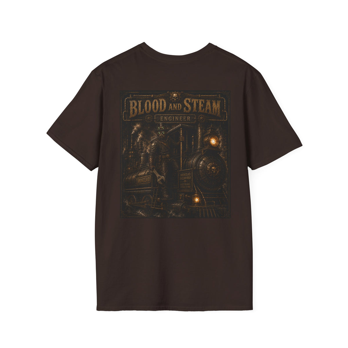 Engineer Steampunk Graphic T-Shirt - Blood & Steam