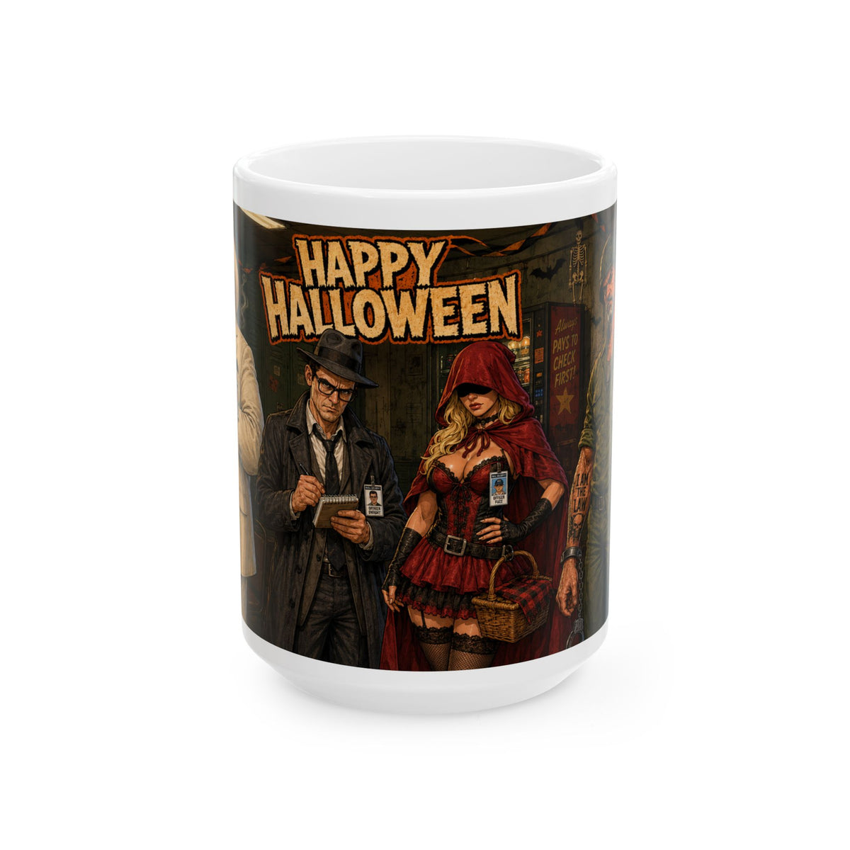 Mall Security Halloween Vintage Costume Party Scene (15oz)