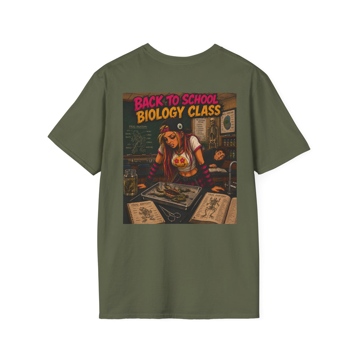 Charlotte Biology - Back to School - Graphic T-Shirt Homegrown