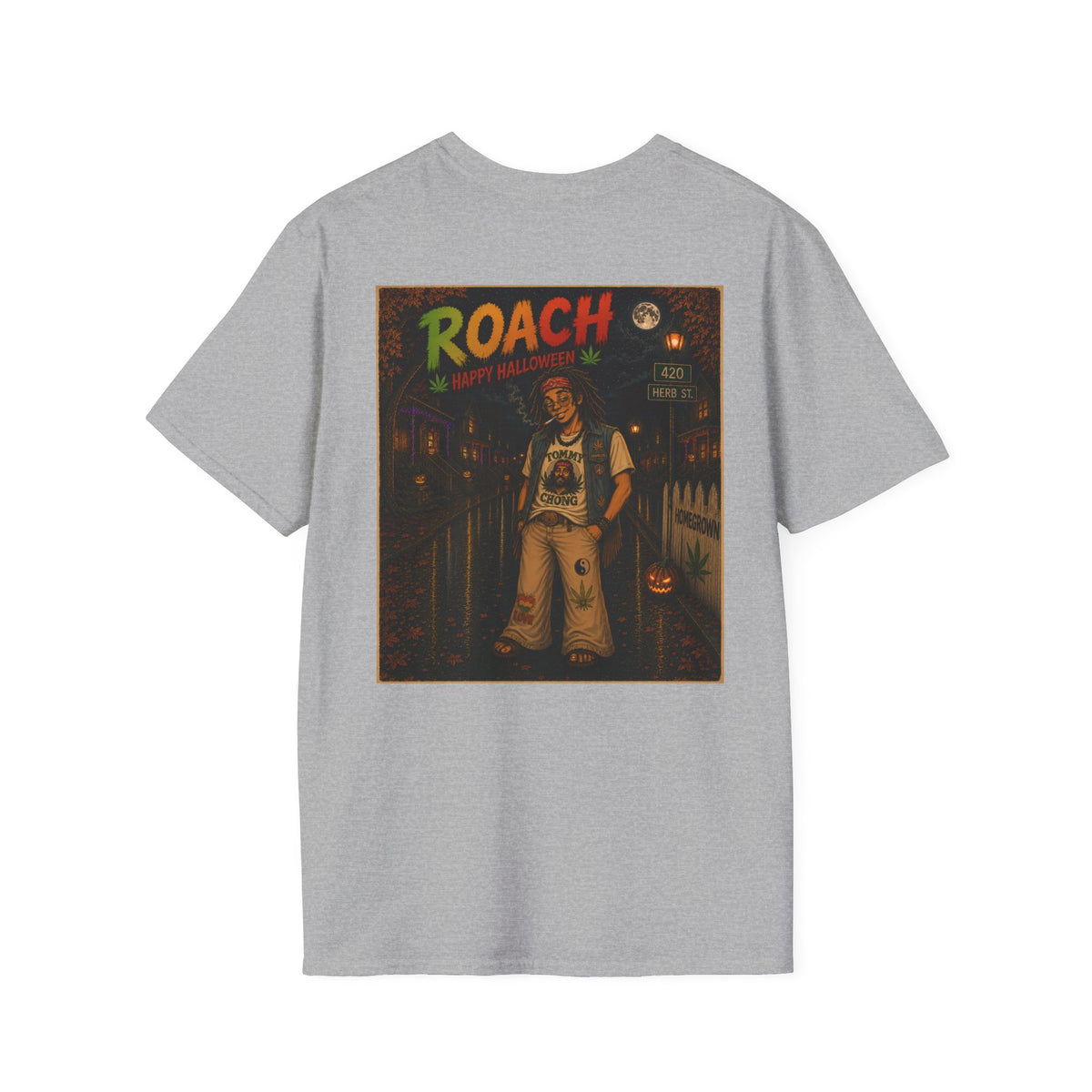 Roach Chong Cosplay Vintage Halloween T-Shirt - Homegrown Graphic T-Shirt