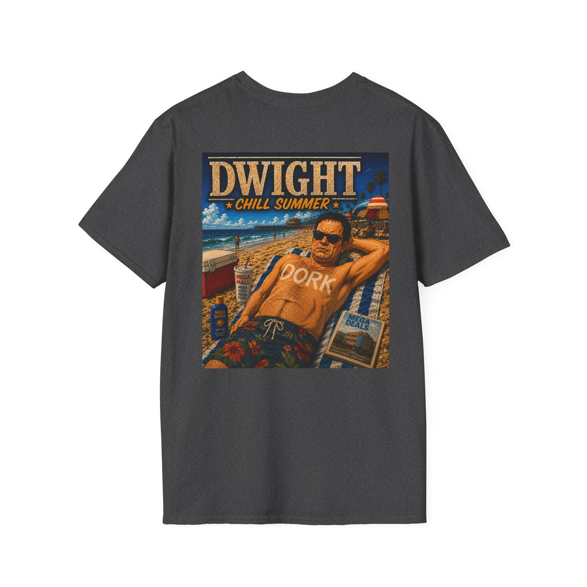 Dwight Chill Summer - Graphic T=Shirt Mall Security