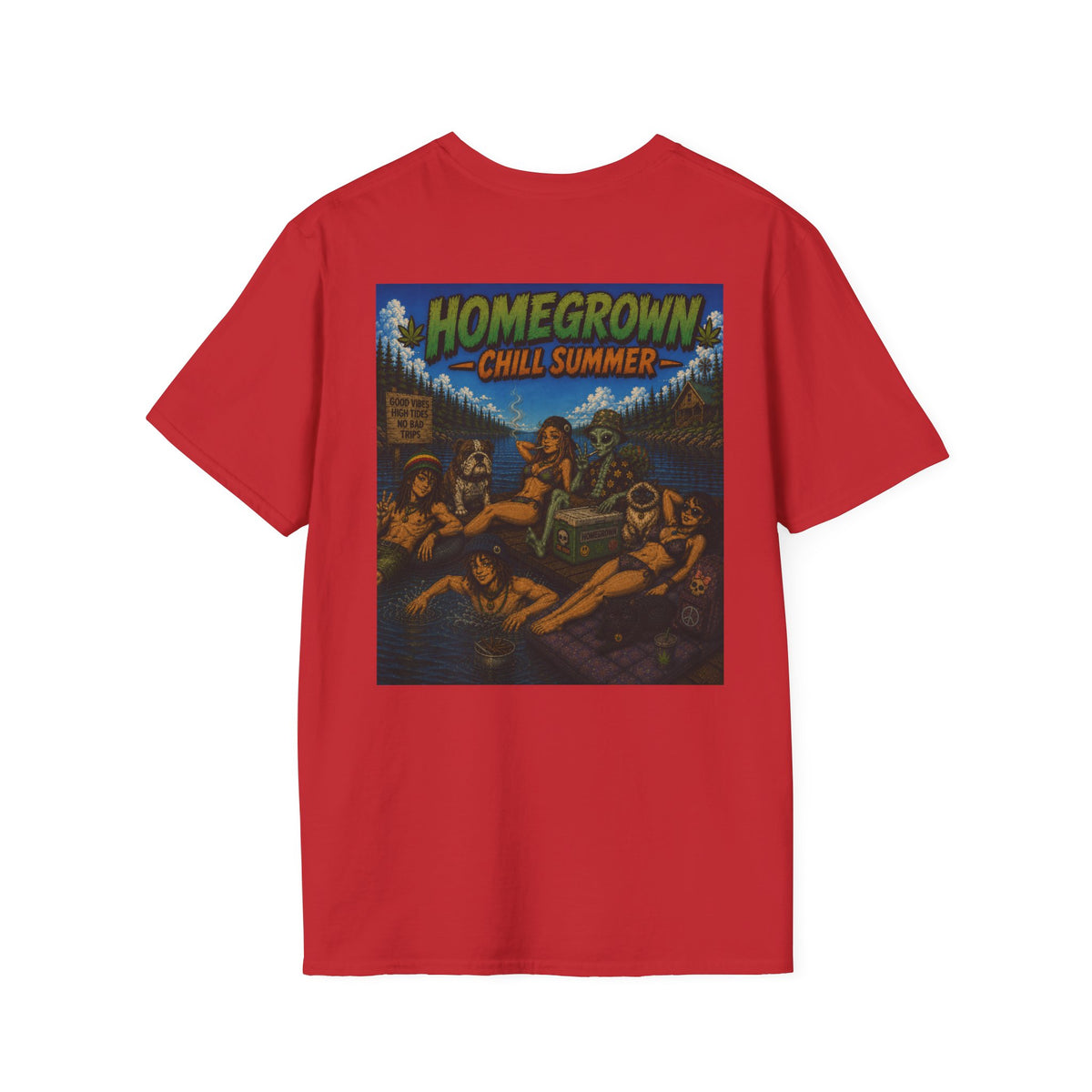 Chill Summer-Graphic T Shirt Homegrown