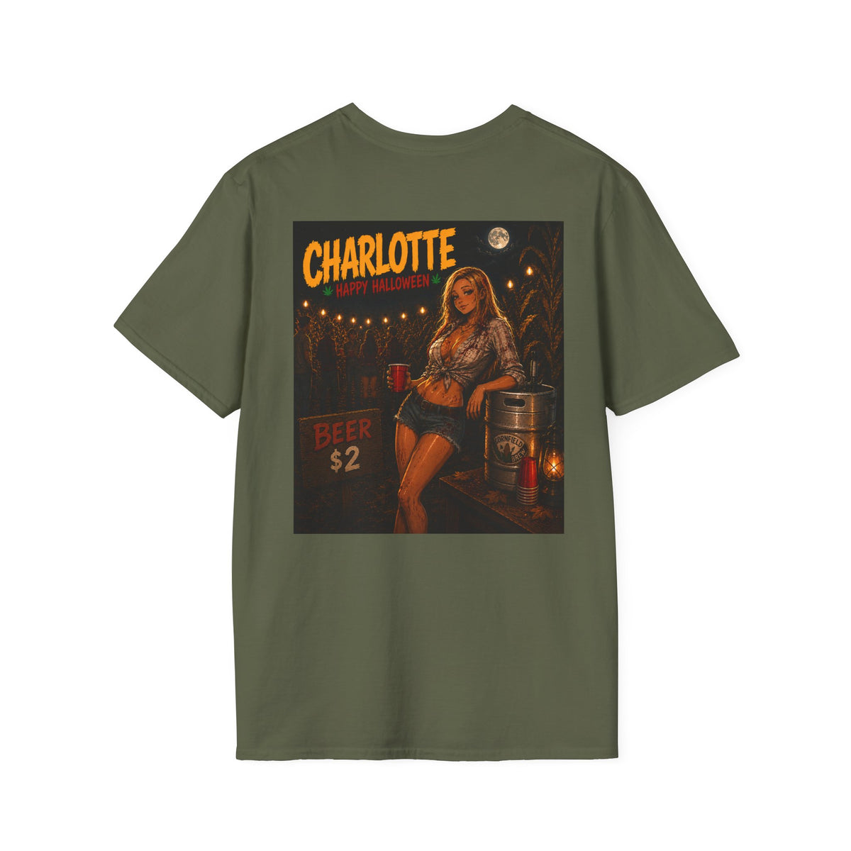 Charlotte Daisy Duke Vintage Halloween - Homegrown Graphic T-Shirt