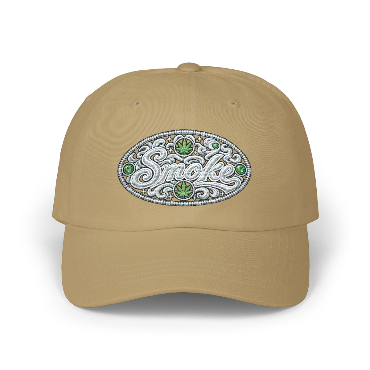 Smoke Embroidered Vintage Hat - Homegrown