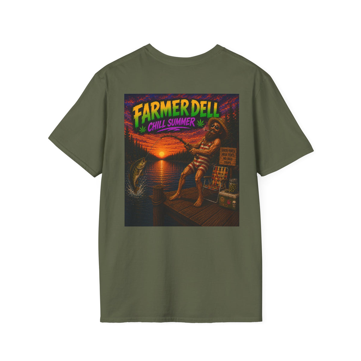 Farmer Dell Chill Summer - Graphic T-Shirt Homegrown