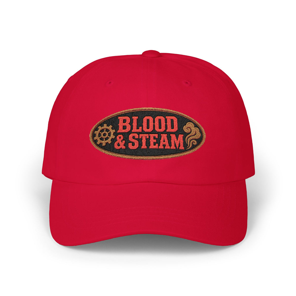 Blood & Steam Vintage Steampunk Embroidered Hat