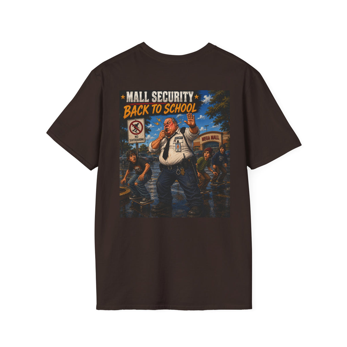 Brass Back to School - Graphic T-Shirt Mall Security