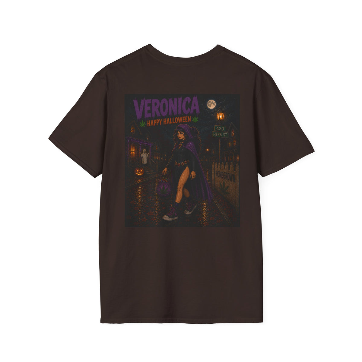 Veronica Raven Vintage Halloween - Homegrown Graphic T-Shirt