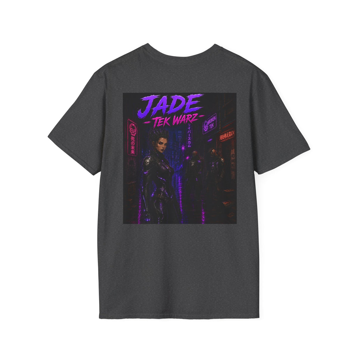 Jade Broken Tek Graphic T-Shirt - Tek Warz