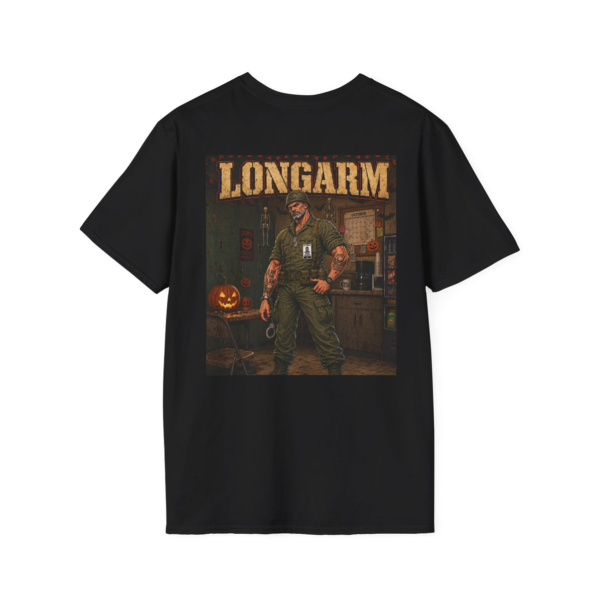 Longarm Veitnam Solider Vintage Halloween T-Shirt - Mall Security Graphic T-Shirt