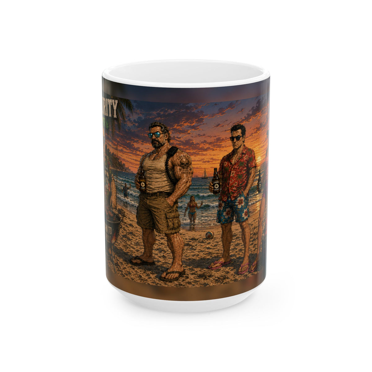 Mall Security Chill Summer Coffee Mug (15oz)