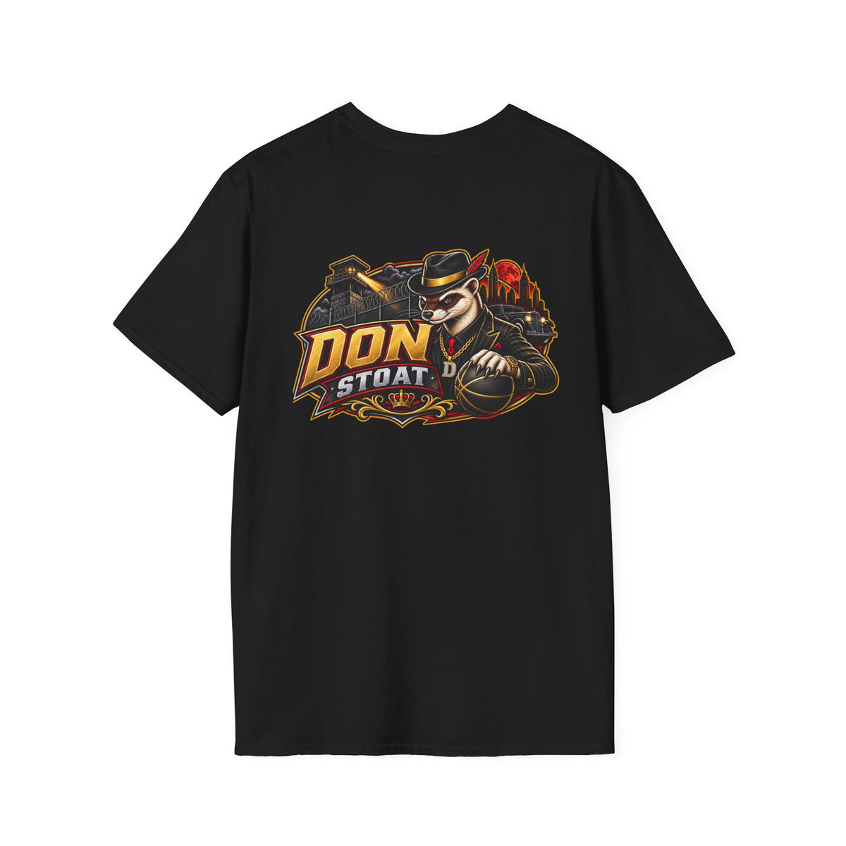 Don Stout Basketball Graphic T-Shirt-retro basketball tee-vintage basketball shirt-basketball graphic t-shirt-hard time jerseys