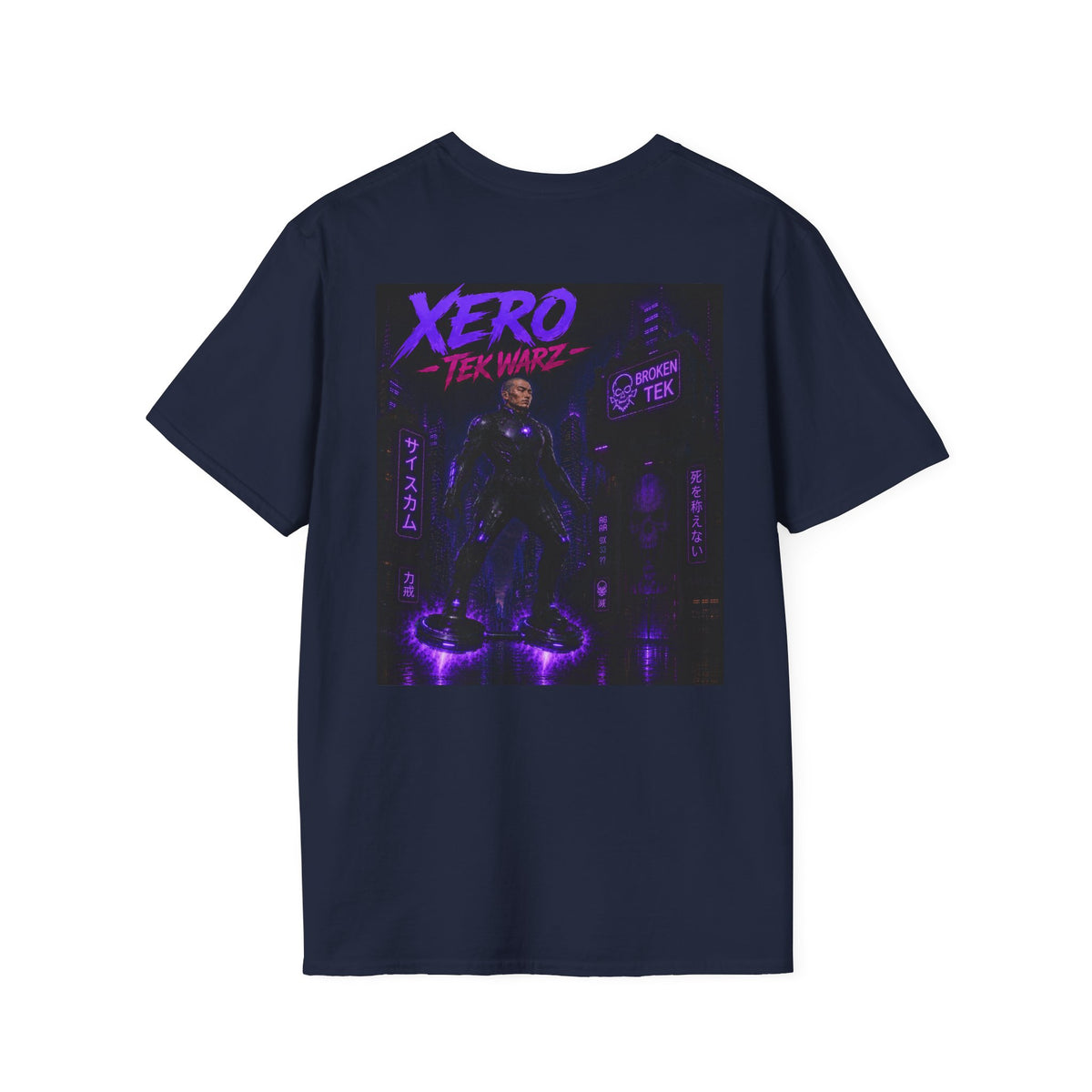 Xero Broken Tek Graphic T-Shirt - Tek Warz
