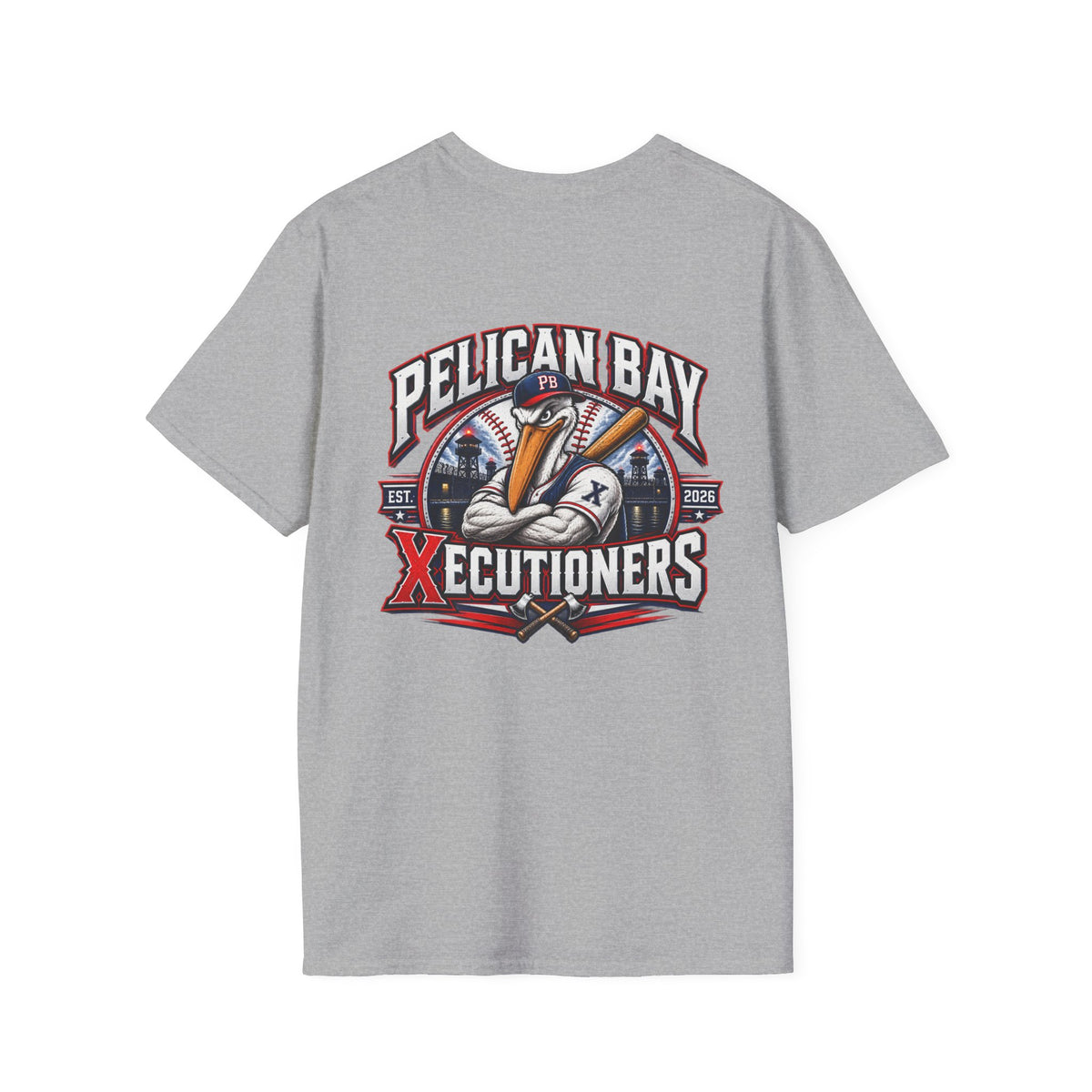 Pelican Bay Executioners Baseball T-Shirt — Hard Time Jerseys Baseball
