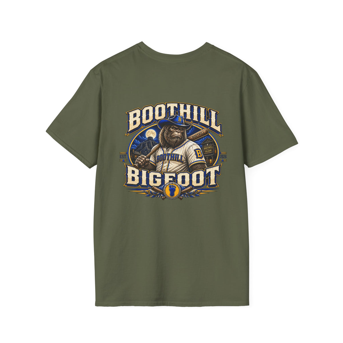 Boothill Bigfoot Baseball T-Shirt — Hard Time Jerseys Baseball