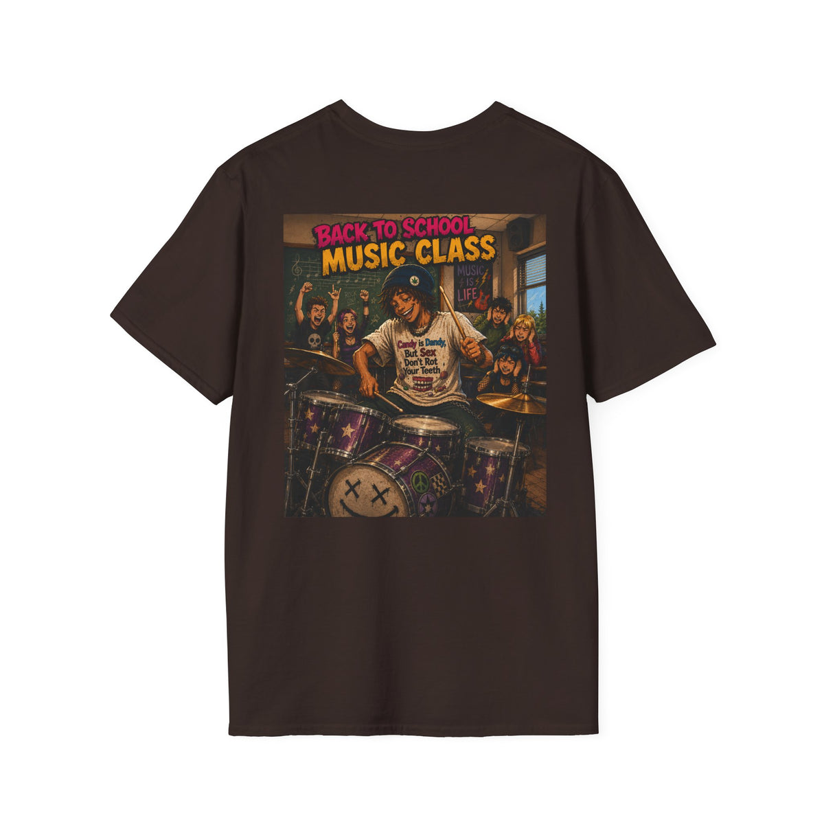 Roach Music - Back to School - Graphic T-Shirt Homegrown